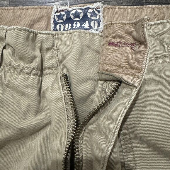 No Boundaries Cargo Pants Mens 32x32 Khaki Sand Utility Multi Pocket Carpenter - Picture 4 of 10
